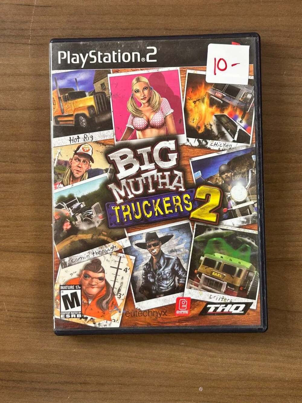 Big Mutha Truckers 2 PS2 PlayStation 2 Game Case Manual THQ